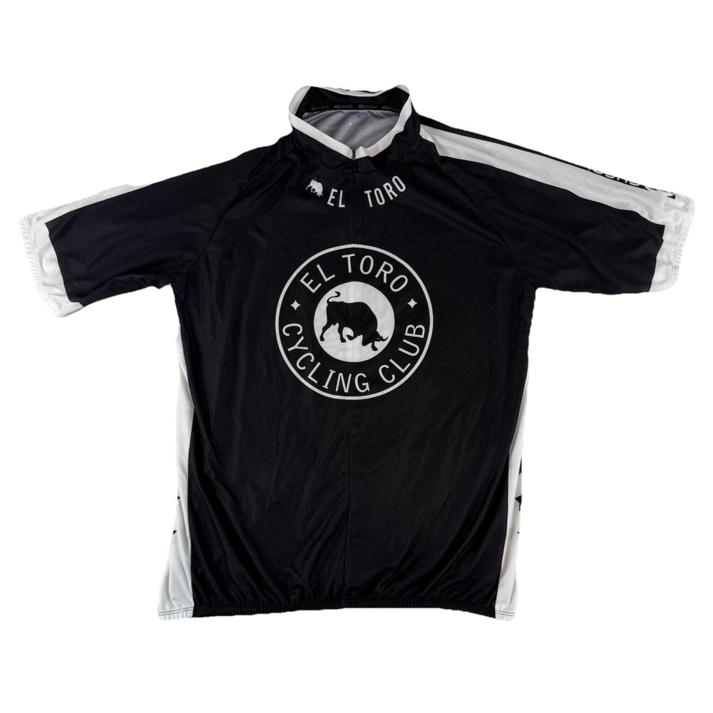 Sugoi Cycling Jersey Women's 2XL Black El Toto Cycling‎ Club Half Zip Pockets